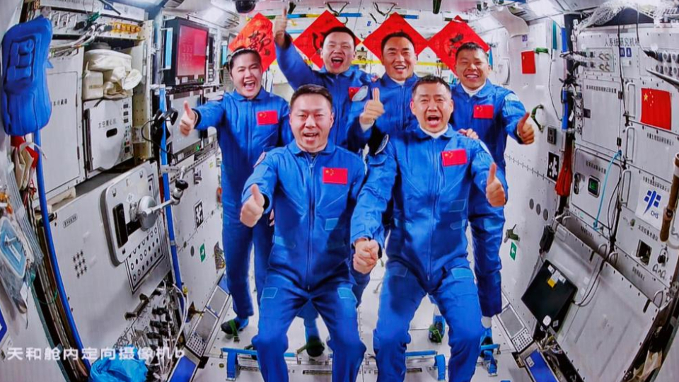 神舟二十號(hào)3名航天員順利進(jìn)駐中國空間站