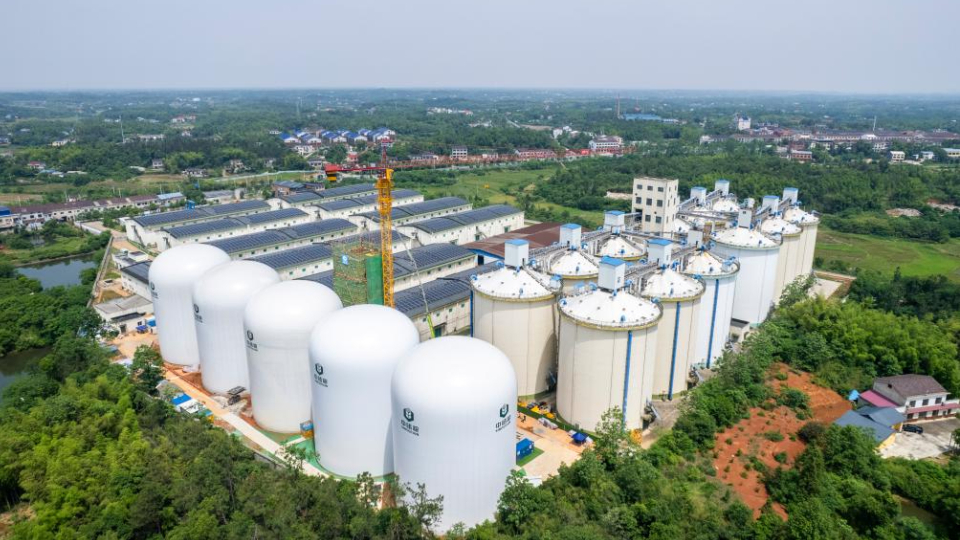 探訪我國首批五座9000噸級(jí)氣膜糧倉