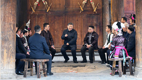 信團(tuán)鼓樓話振興，習(xí)近平：祝你們的日子越過越紅火