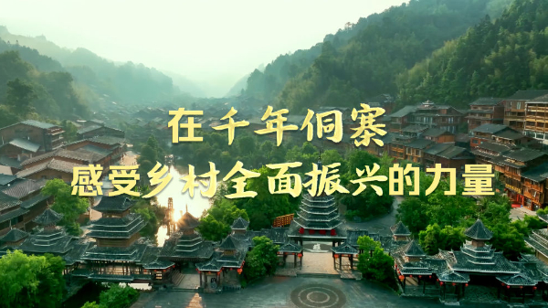 時(shí)政Vlog丨在千年侗寨，感受鄉(xiāng)村全面振興的力量