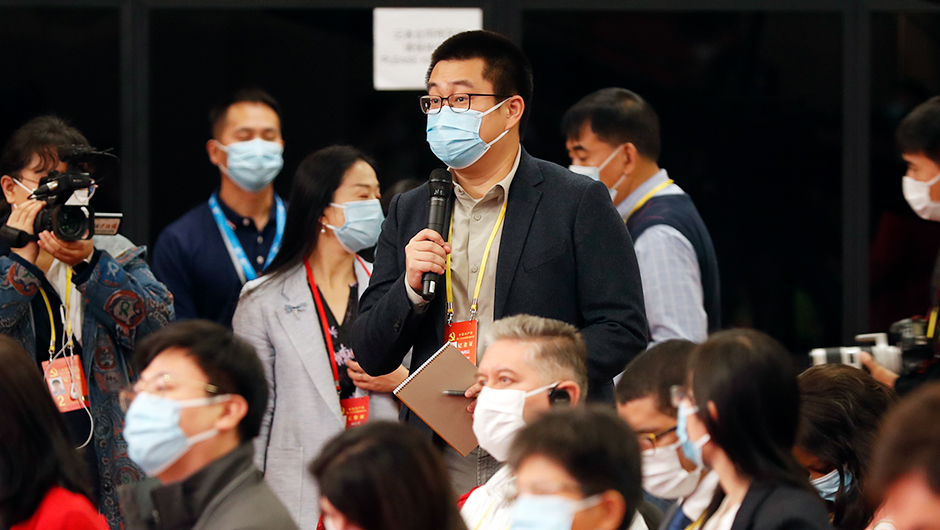 中新社、中新網記者提問